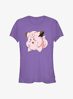 Pokemon Clefairy Pose Girls T-Shirt