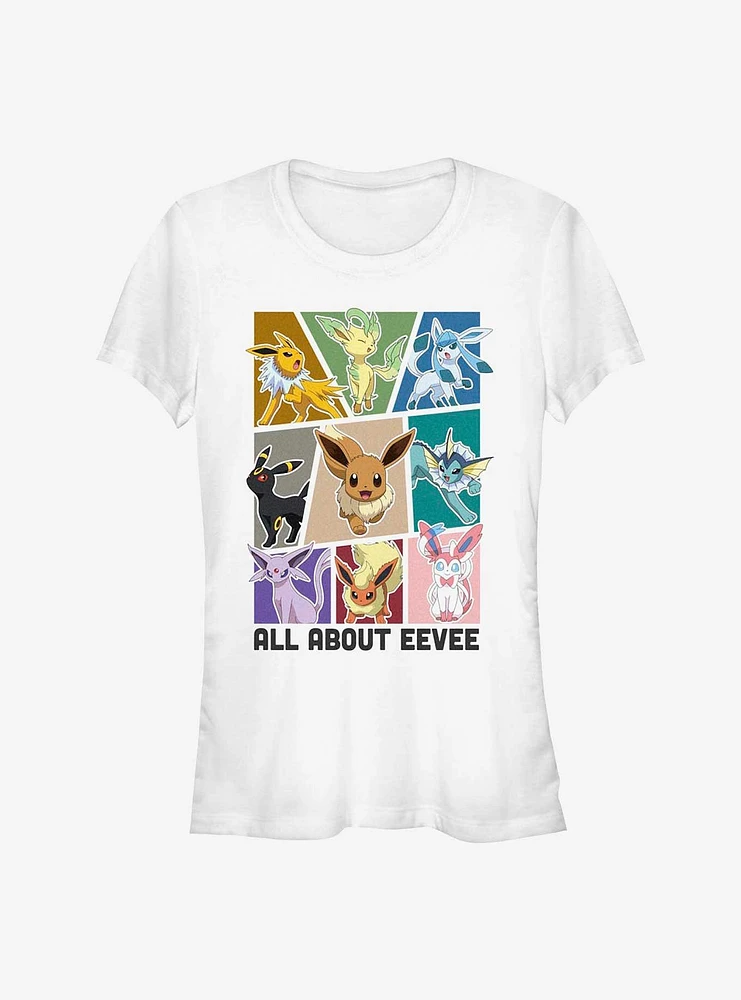 Pokemon Eevee Eeveelution Girls T-Shirt