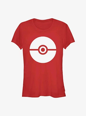 Pokemon Pokeball Icon Girls T-Shirt