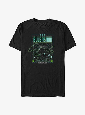 Pokemon Bulbasaur Grid T-Shirt