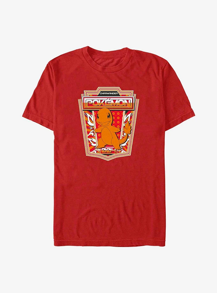 Pokemon Charmander Badge T-Shirt