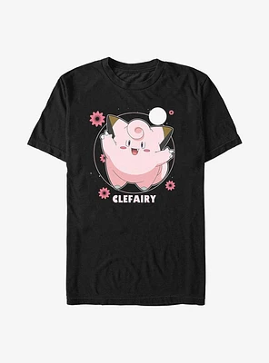 Pokemon Clefairy Flowers T-Shirt