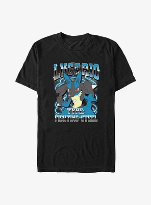 Pokemon Lucario Fighting Steel T-Shirt