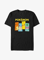 Pokemon Starter Pack Charmander, Squirtle, Pikachu