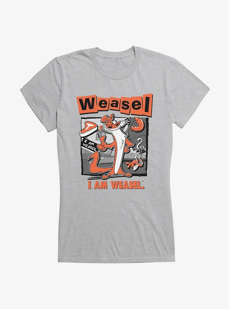 I Am Weasel Girls T-Shirt