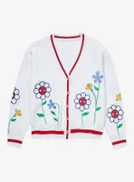 Marvel Spider-Man Flower Women’s Knit Cardigan - BoxLunch Exclusive