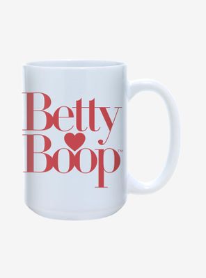 Betty Boop Red Logo Mug 15oz