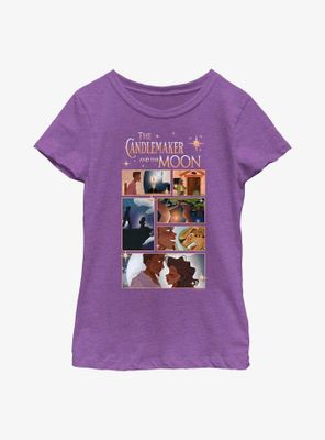 Anboran the Candlemaker and Moon Collage Youth Girls T-Shirt