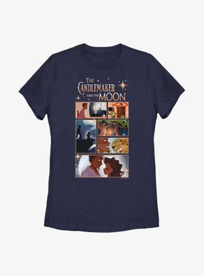 Anboran the Candlemaker and Moon Collage Womens T-Shirt
