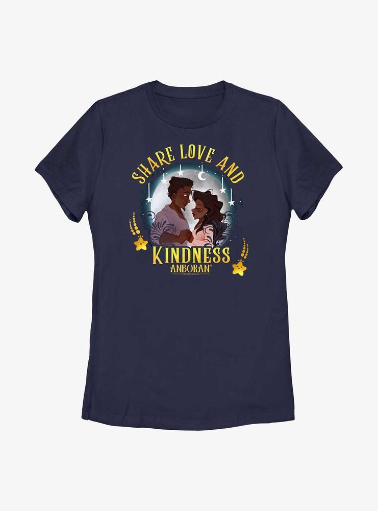 Anboran Share Love and Kindness Womens T-Shirt