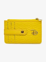 Disney Signature D Debossed Yellow Vegan Leather Cardholder