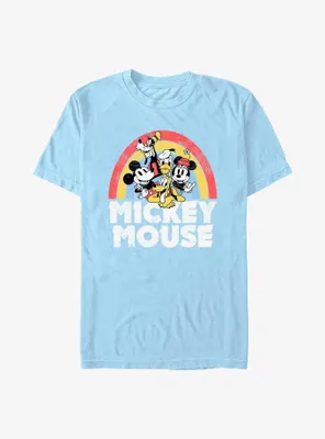 Disney Mickey Mouse Friends Under The Rainbow T-Shirt