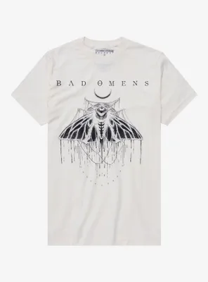 Bad Omens Moth Boyfriend Fit Girls T-Shirt