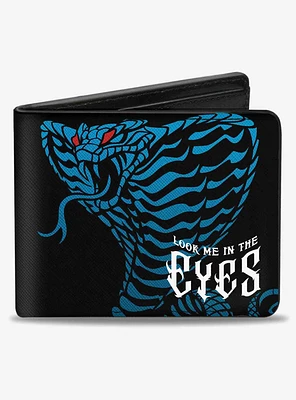 Disney Aladdin 2019 Jafar Snake Look Me in The Eyes Bifold Wallet