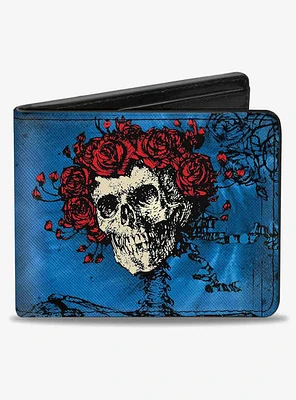 Grateful Dead Skull Roses Bifold Wallet