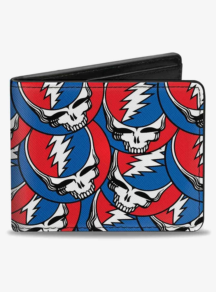 Grateful Dead Steal Your Face Stacked Bifold Wallet