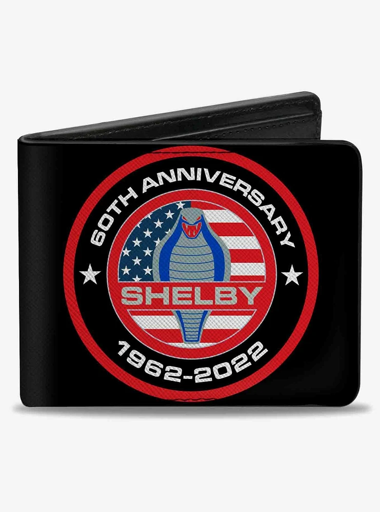 Carroll Shelby 60th Anniversary Shelby Cobra Icon Bifold Wallet