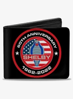 Carroll Shelby 60th Anniversary Shelby Cobra Icon Bifold Wallet