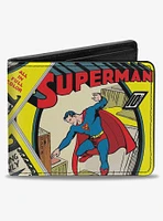 DC Comics Classic Superman 1 Flying Cover Pose Bifold Wallet