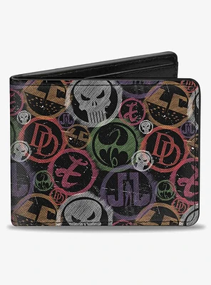 Marvel Knights Icons Weathered Bifold Wallet