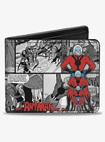 Marvel Ant Man Shrinking Pose Comic Scene Bifold Wallet