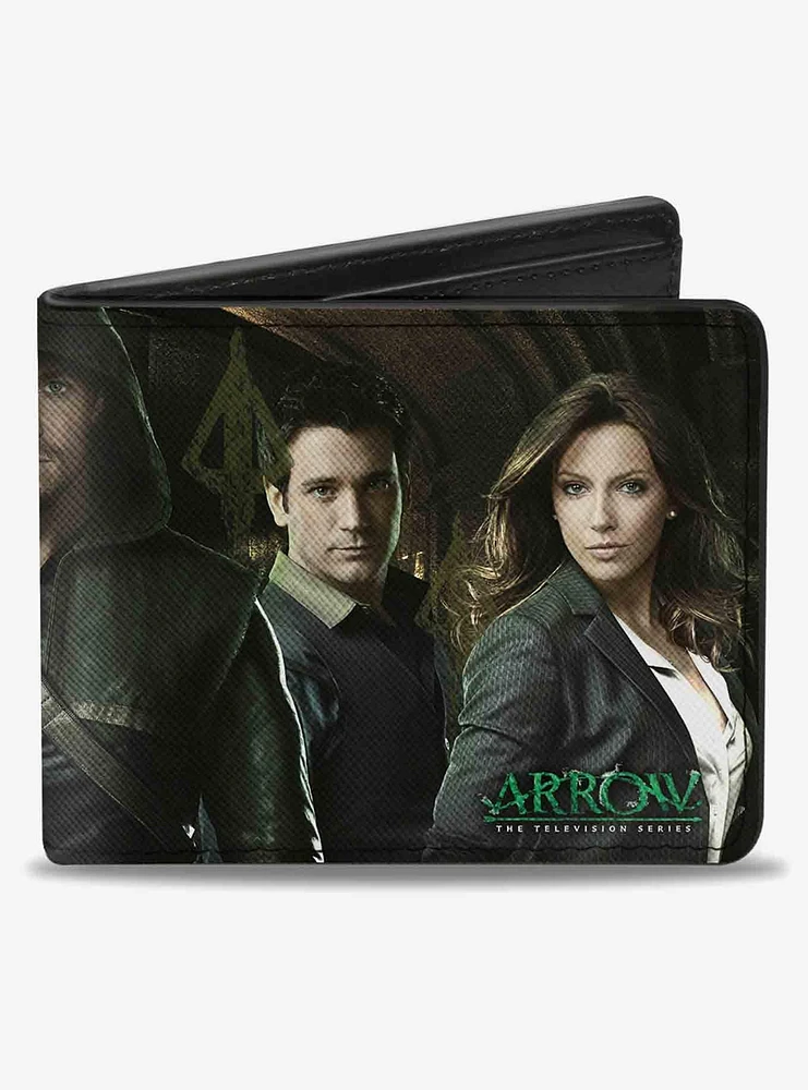 DC Comics Arrow 5 Character Group Pose Bifold Wallet