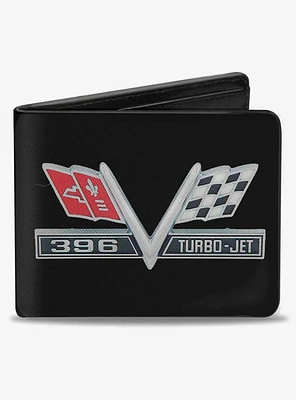 1967 Impala 396 Turbo Jet V Emblem Bifold Wallet