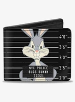 Looney Tunes Bugs Bunny NYC Police Mug Shot Bifold Wallet