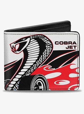 Cobra Jet Flaming Cobra Bifold Wallet