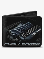 Challenger Bold 392 Hemi Engine Bifold Wallet