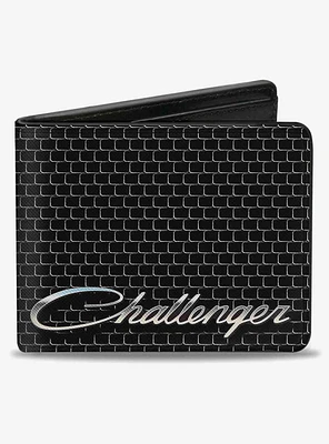 Challenger Script Grille Bifold Wallet