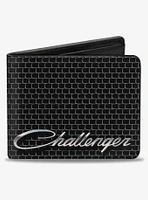 Challenger Script Grille Bifold Wallet