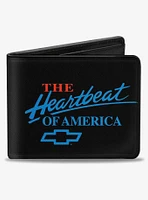 Chevy Bowtie The Heartbeat of America Bifold Wallet