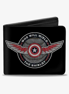 Marvel The Falcon and The Winter Soldier Who Will Wield The Shield Bifold Wallet