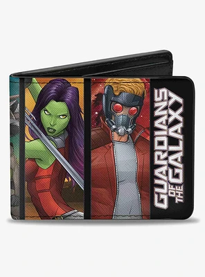 Marvel Guardians of The Galaxy 5 Character Pose Panels Bifold Wallet