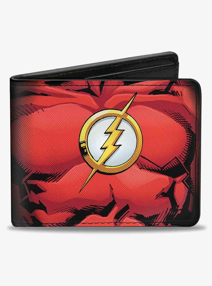 DC Comics Flash Chest Logo Bifold Wallet