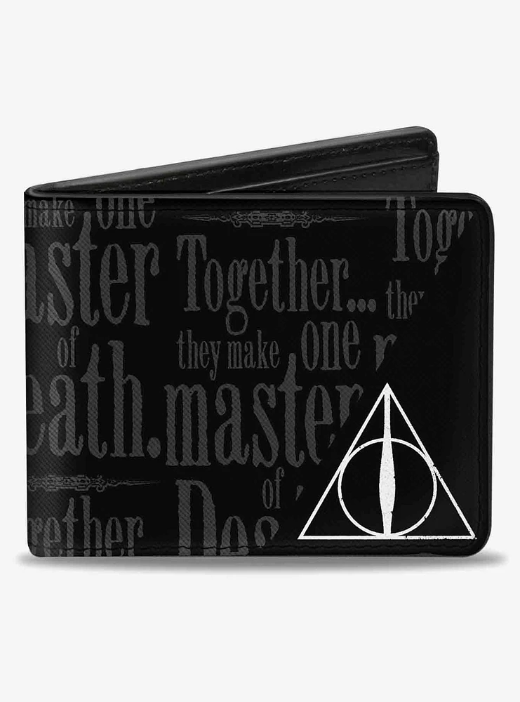 Harry Potter TogeTher They Make One Master of Death Bifold Wallet