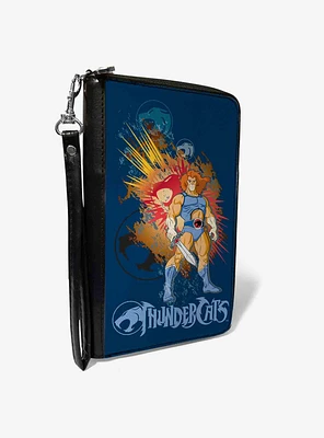 ThunderCats Classic Series Lion O Pose and Logos Zip Around Wallet