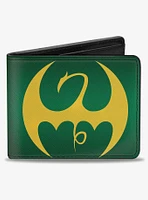 Marvel Iron Fist Dragon Logo Iron Fist Bifold Wallet