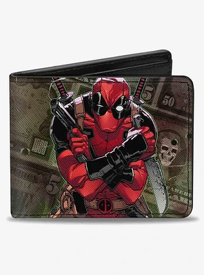 Marvel Deadpool 2012 5 Revenge of The Gipper Variant Cover Dollars Bifold Wallet