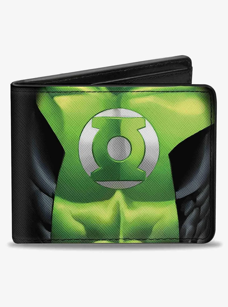 DC Comics Lantern Chest Logo Bifold Wallet