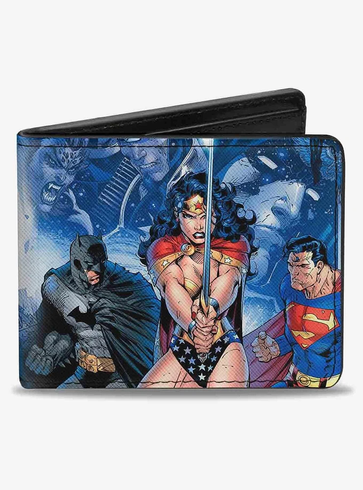 DC Comics Justice League Infinite Crisis Issue 1 Cover Capes Sword Bifold Wallet