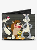 Looney Tunes 6 Character Group Lineup Bifold Wallet