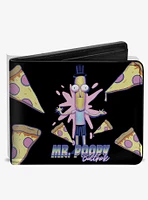 Rick and Morty Mr Poppy Butthole Pizza Pose Bifold Wallet