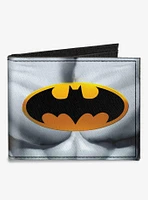 DC Comics Justice Leaue Supreme Team Batman Chest Canvas Bifold Wallet