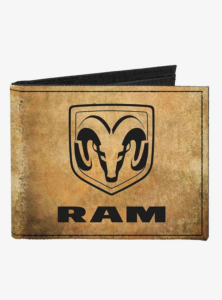 Ram Logo Guts Glory Pistons WeaTheCanvas Bifold Wallet