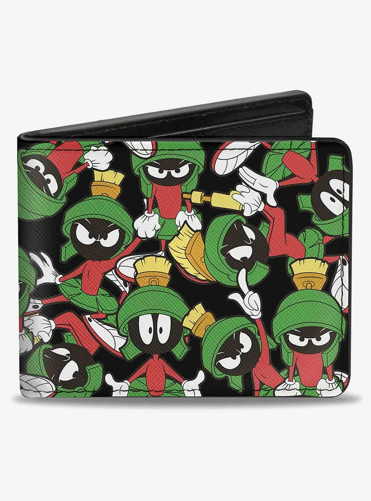 Looney Tunes Marvin The Martian Poses ScatteBifold Wallet