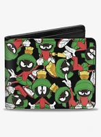 Looney Tunes Marvin The Martian Poses ScatteBifold Wallet