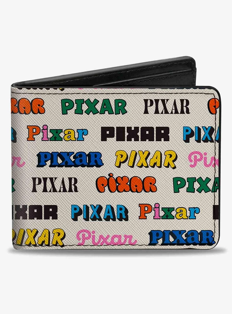 Disney Pixar Typography Collage Bifold Wallet