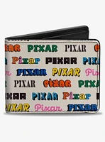 Disney Pixar Typography Collage Bifold Wallet